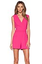 view 1 of 4 Zoria Romper in Vivid Pink