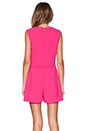 view 3 of 4 Zoria Romper in Vivid Pink
