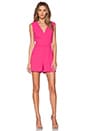 view 4 of 4 Zoria Romper in Vivid Pink