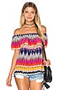 view 1 of 4 Zendaya Off The Shoulder Top in Multi