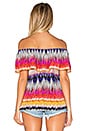 view 3 of 4 Zendaya Off The Shoulder Top in Multi