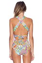 view 3 of 3 Coral Reef One Piece Swimsuit in Multi