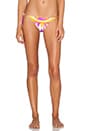 view 1 of 4 Fiji Feathers Bikini Bottom in Sunkist in Sinkist