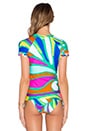 view 3 of 3 Tropicalia Rash Guard in Multi