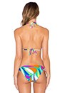view 4 of 4 Tropicalia Reversible Triangle Bikini Top in Multi