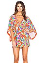 view 1 of 4 Sea Garden Tunic in Tangerine