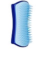 view 4 of 4 CEPILLO PARA PERROS SMALL DE-SHEDDING DOG GROOMING BRUSH  in Blue & Light Blue
