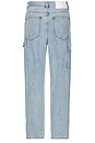 view 2 of 4 Denim Carpenter Pant in Washed Blue