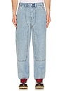 view 3 of 4 Denim Carpenter Pant in Washed Blue