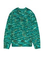 view 2 of 3 Static Knit Sweater in Green