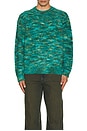 view 3 of 3 Static Knit Sweater in Green