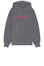 view 1 of 4 T Logo Hoodie in Dark Grey