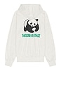 view 1 of 3 Panda Hoodie in Oatmeal