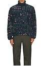view 4 of 4 Sherpa Fleece Jacket in Navy