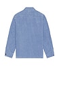 view 2 of 4 Washed Corduroy Zip Jacket in Light Indigo