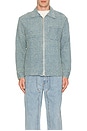 view 4 of 4 Damaged Denim Shirt in Washed Blue