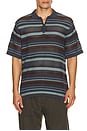view 2 of 6 Striped Knit Polo in Dark Navy