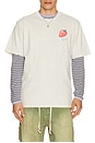 view 1 of 5 Strawberry Tee in Oatmeal
