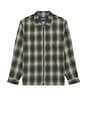 view 4 of 5 Nep Check Zip Shirt in Black