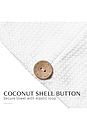 view 5 of 5 Luxe Turban Towel With Waffle Microfiber in 