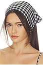 view 1 of 1 ÉCHARPE EPPIE in Black & White Gingham