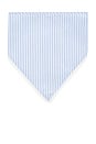 view 3 of 4 Gracie Head Scarf in Blue & White Stripe