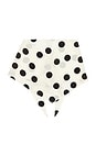 view 1 of 3 Eppie Head Scarf in Black & White Dot Mix