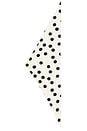 view 3 of 3 Eppie Head Scarf in Black & White Dot Mix