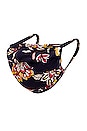 view 1 of 3 Protective Face Mask in Navy Boho Print