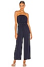 view 1 of 3 Strapless Jumpsuit in Blue
