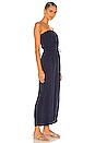 view 2 of 3 Strapless Jumpsuit in Blue