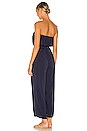 view 3 of 3 Strapless Jumpsuit in Blue