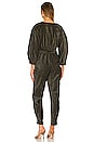 view 3 of 3 Meira Jumpsuit in Olive Green