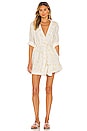 view 1 of 3 Whitaker Button Front Dress in Faded Yellow Floral