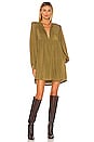 view 1 of 4 Jaxtyn Mini Dress in Dark Olive Green