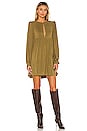 view 2 of 4 Jaxtyn Mini Dress in Dark Olive Green