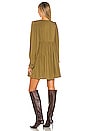 view 4 of 4 Jaxtyn Mini Dress in Dark Olive Green