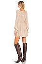 view 3 of 3 Fabiana Smocked Dress in Tan