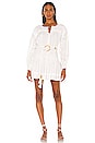 view 1 of 3 Cierra Embroidered Dress in Optic White