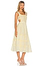 view 2 of 3 Eleanora Embroidered Dress in Mellow Yellow