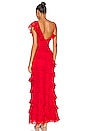 view 3 of 3 Kristen Lace Gown in Cherry Red