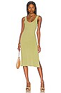 view 1 of 3 Green The Willa Tank Dress in Palm