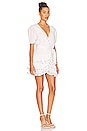 view 2 of 3 Brianna Embroidered Mini Dress in White
