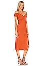 view 2 of 4 Lizzie Midi Dress in Burnt Orange
