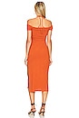 view 3 of 4 Lizzie Midi Dress in Burnt Orange
