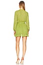 view 3 of 4 Dahlia Mini Dress in Green