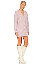 view 2 of 3 Zelda Cardigan Dress in Pale Pink