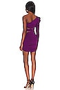 view 4 of 5 Baroni Mini Dress in Plum Purple