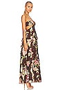 view 2 of 3 Cyrus Maxi Dress in Brown Saffron Floral