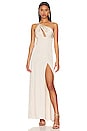 view 1 of 5 VESTIDO LARGO DYLAN in Ivory